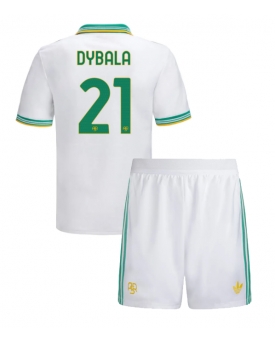 Billige Fotballdrakt AS Roma Paulo Dybala #21 Replika Tredjedraktsett Barn 2025-26 Kortermet (med bukser)
